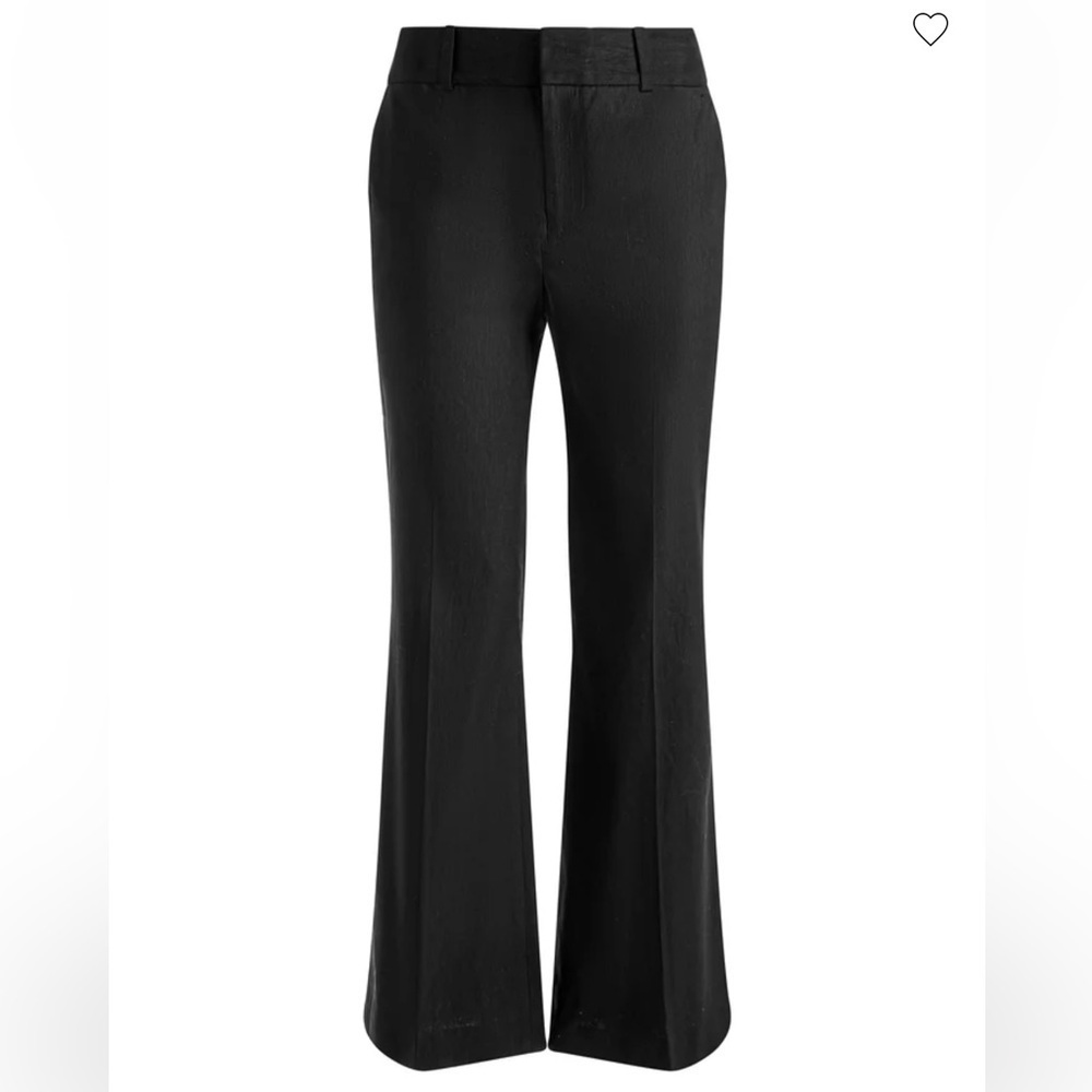 Alice + Olivia Black Flare Modern Trousers - Picture 3 of 7